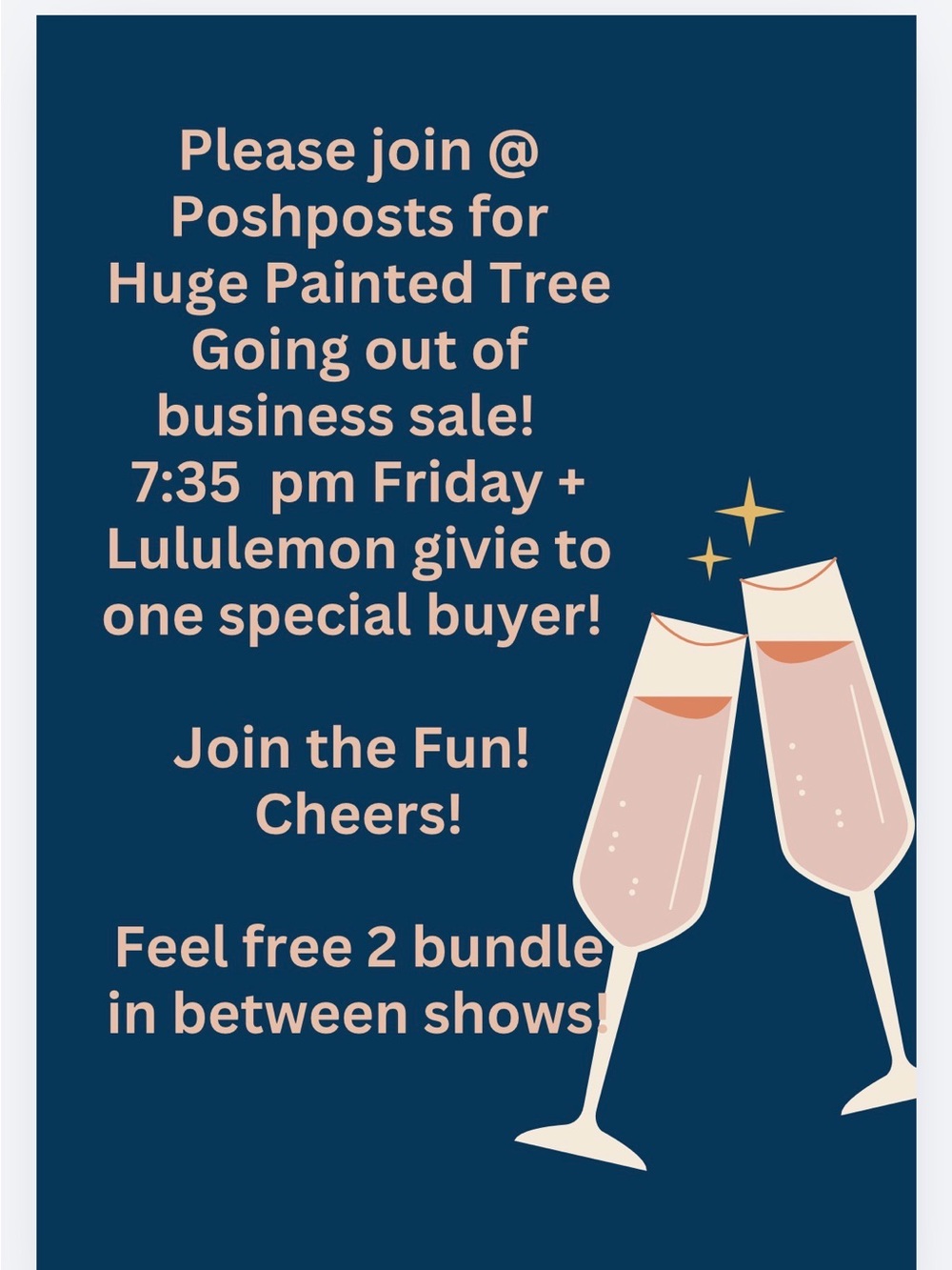 Live Notice!l Like this listing2be notified of lives!join the fun! All NWT!